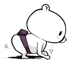 Bear became wrestlers. sticker #10947309