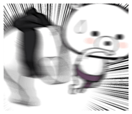 Bear became wrestlers. sticker #10947311