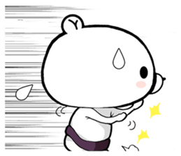 Bear became wrestlers. sticker #10947312