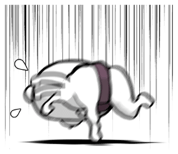 Bear became wrestlers. sticker #10947316