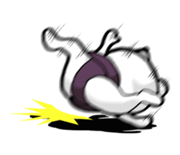 Bear became wrestlers. sticker #10947318