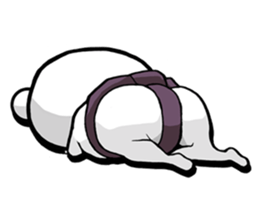 Bear became wrestlers. sticker #10947320