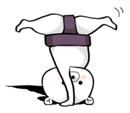 Bear became wrestlers. sticker #10947326