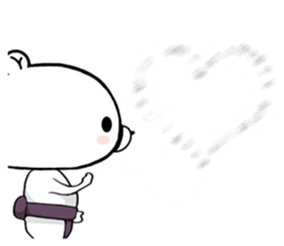 Bear became wrestlers. sticker #10947328