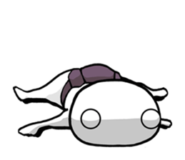 Bear became wrestlers. sticker #10947332