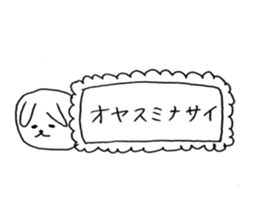 Daily loose rabbit sticker #10947461