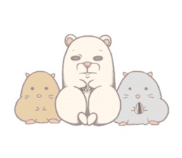 I'm a hamster! sticker #10947714