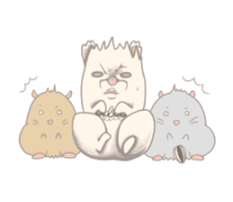 I'm a hamster! sticker #10947715