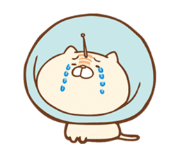 Parabola Antenna Cat Antenyan sticker #10948307