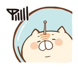 Parabola Antenna Cat Antenyan sticker #10948310