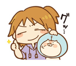 Parabola Antenna Cat Antenyan sticker #10948328