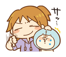 Parabola Antenna Cat Antenyan sticker #10948329