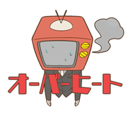 Mr.TV and his friends sticker #10948829