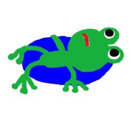 Trip of the frog to Hawaii sticker #10949436