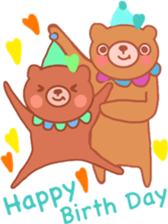 circus ballet bear sticker #10950310