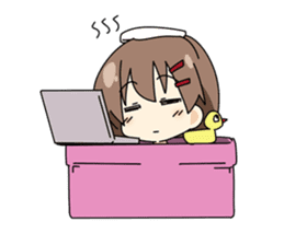 Pronama-chan (No text message ver.) sticker #10950877