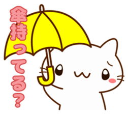 Message cat for families sticker #10951383