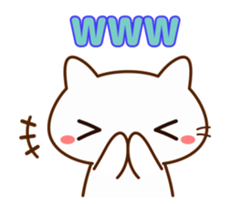 Message cat for families sticker #10951387