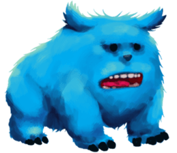 Blue Ja Mon sticker #10951521