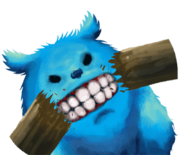 Blue Ja Mon sticker #10951522