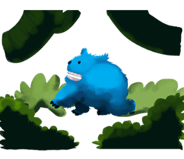 Blue Ja Mon sticker #10951548