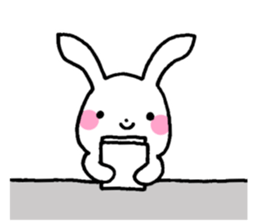 Newlywed rabbit (No character) sticker #10951792