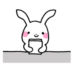 Newlywed rabbit (No character) sticker #10951792