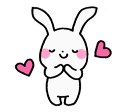 Newlywed rabbit (No character) sticker #10951794