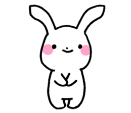Newlywed rabbit (No character) sticker #10951798