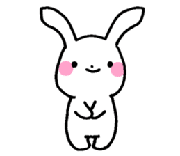 Newlywed rabbit (No character) sticker #10951798
