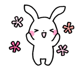 Newlywed rabbit (No character) sticker #10951801