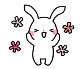 Newlywed rabbit (No character) sticker #10951801