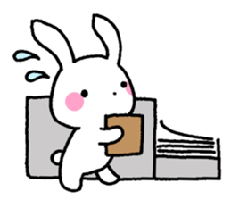 Newlywed rabbit (No character) sticker #10951803