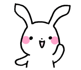 Newlywed rabbit (No character) sticker #10951804