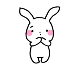 Newlywed rabbit (No character) sticker #10951805