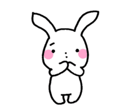 Newlywed rabbit (No character) sticker #10951805