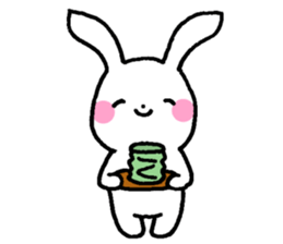 Newlywed rabbit (No character) sticker #10951806