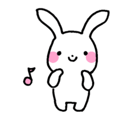Newlywed rabbit (No character) sticker #10951809