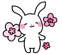 Newlywed rabbit (No character) sticker #10951810