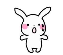 Newlywed rabbit (No character) sticker #10951811