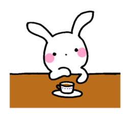 Newlywed rabbit (No character) sticker #10951813