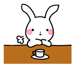 Newlywed rabbit (No character) sticker #10951814