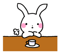 Newlywed rabbit (No character) sticker #10951814