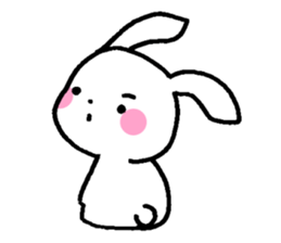 Newlywed rabbit (No character) sticker #10951815