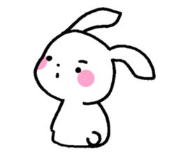Newlywed rabbit (No character) sticker #10951815