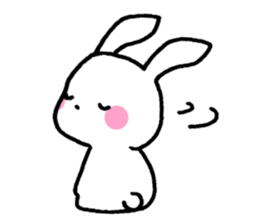 Newlywed rabbit (No character) sticker #10951816