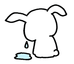 Newlywed rabbit (No character) sticker #10951817