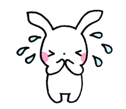 Newlywed rabbit (No character) sticker #10951818