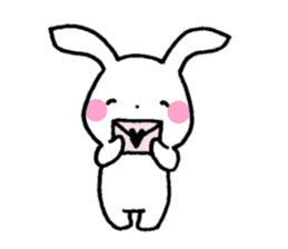 Newlywed rabbit (No character) sticker #10951819