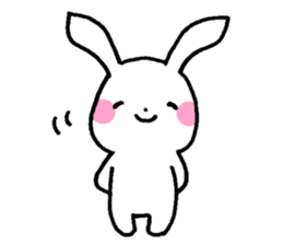 Newlywed rabbit (No character) sticker #10951820